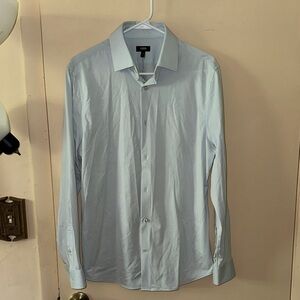 Express Sky Blue Men's Dress Shirt